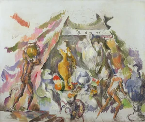 宴会の準備、c.1890